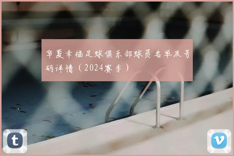 华夏幸福足球俱乐部球员名单及号码详情（2024赛季）